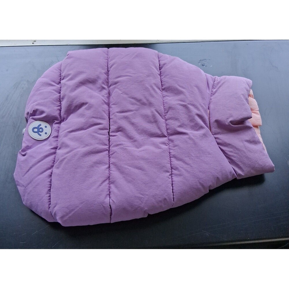 Purple Dog Puffer Jacket Oodles Quilted Bubble Hem Small - Picture 4 of 12